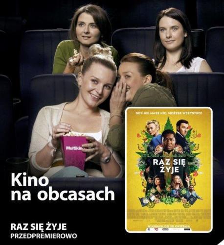 „Raz się żyje” przedpremierowo 17 kwietnia w ramach cyklu „Kino na Obcasach” „Raz się żyje” przedpremierowo 17 kwietnia w ramach cyklu „Kino na Obcasach”