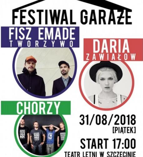 Festiwal Garaże: O.S.T.R., Paweł Domagała, Tragarze Festiwal Garaże: O.S.T.R., Paweł Domagała, Tragarze