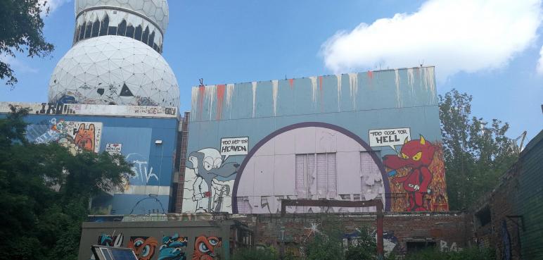 Teufelsberg – kiedyś stacja szpiegowska, dziś królestwo street artu