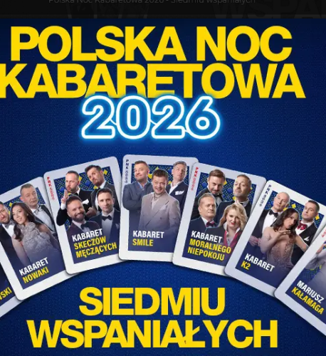 Polska Noc Kabaretowa 2026 – Siedmiu wspaniałych