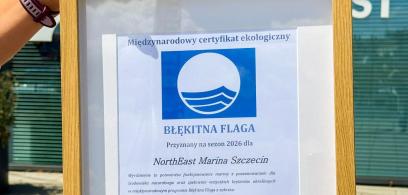 Port jachtowy na Wyspie Grodzkiej wyróżniony Błękitną Flagą